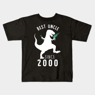 Best Uncle 2000 T-Shirt UncleSaurus Since 2000 Dad Gift Kids T-Shirt